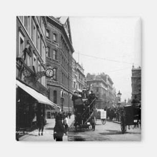 Queen Victoria Street, Londen, c.1891 Magneet