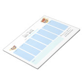 Queen Victoria Tea gepersonaliseerde week in een o Notitieblok (Schuin)