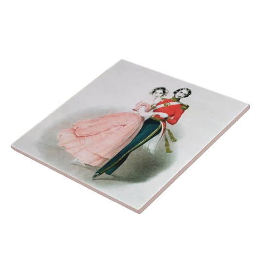 Queen Victoria Tegeltje (Zijkant)