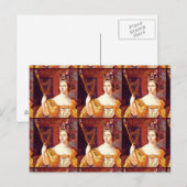 Queen Victoria Victoriaans Briefkaart (Voorkant / Achterkant)