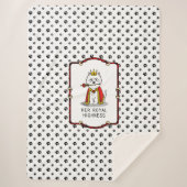 Queen Westie Dog West Highland White Terrier Sherpa Deken (Voorkant)