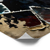 Queen With Broken Red Glass Crown Poster (Hoek)