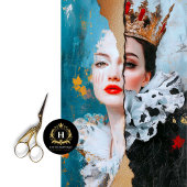 Queen Women's History Maand Decoupage Tissuepapier