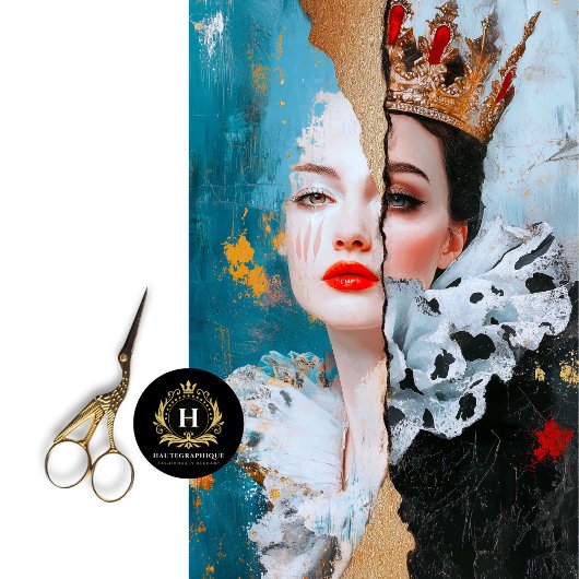 Queen Women's History Maand Decoupage Tissuepapier