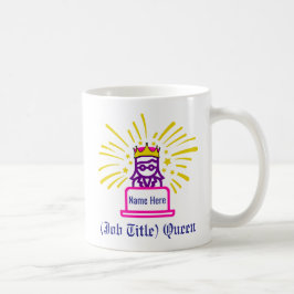Queen Work Mok gepersonaliseerd cadeau