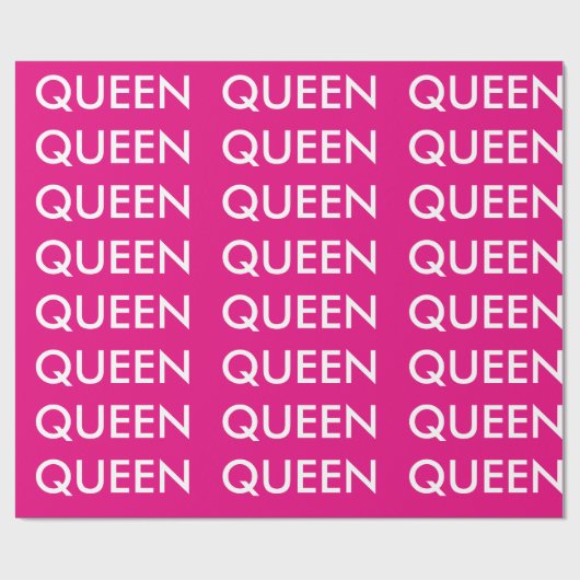 Queen Wrapping paper Cadeaupapier (Vlak)