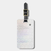 QueenBee in Colorfull HoneyComb Bagagelabel (Voorkant verticaal)