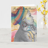 QUEENCONFIDENCE Moederdag Kaart (Gele Bloem)