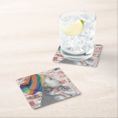 QUEENCONFIDENCE - Papieren Onderzetter (Insitu)