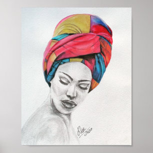 QUEENCONFIDENCE Premium Canvas Gloss-Poster (8x10) Poster