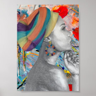 QUEENCONFIDENCE Premium Canvasmatte Poster (5x7)