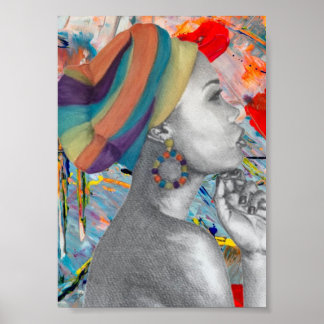 QUEENCONFIDENCE Premium Canvasmatte Poster (5x7)