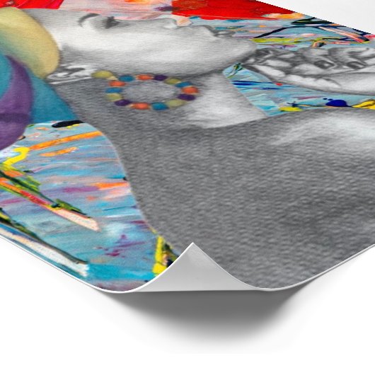 QUEENCONFIDENCE Premium Canvasmatte Poster (5x7) (Hoek)