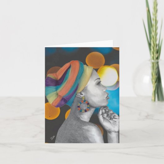 QUEENCONFIDENTIE Blank Note Kaart (Voorkant)