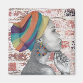 QUEENCONFIDENTIE Original Art Magnet