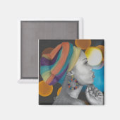 QUEENCONFIDENTIE Original Art Magnet (Voorkant / Achterkant)