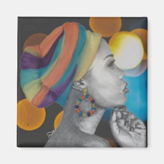 QUEENCONFIDENTIE Original Art Magnet (Voorkant)