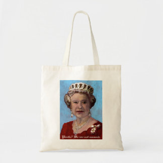 Queenelizabethbag, plastic? We zijn niet vermakeli Tote Bag