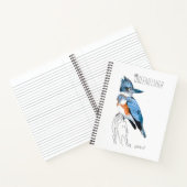 Queenfisher (Belted Kingfisher) Notitieboek (Binnen)