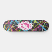 Queenie4ever Royal Tea Party Charm Schaats Deck Persoonlijk Skateboard (Horizontaal)