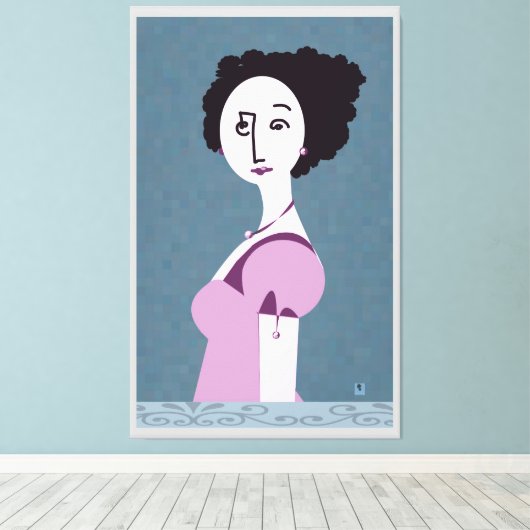 Queenie Canvas Afdruk (Insitu (Houten vloer))