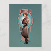 QUEENIE GOLDSTEIN™ Art Deco Panel Briefkaart (Voorkant)