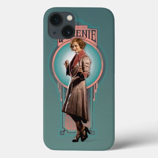 QUEENIE GOLDSTEIN™ Art Deco Panel Case-Mate iPhone Case (Achterkant)