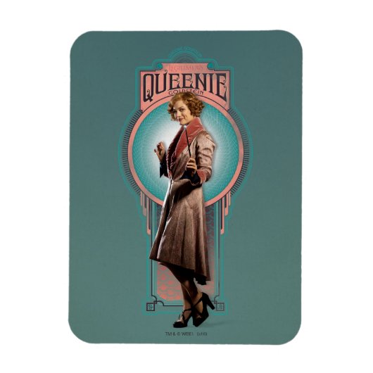 QUEENIE GOLDSTEIN™ Art Deco Panel Magneet (Verticaal)