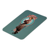 QUEENIE GOLDSTEIN™ Art Deco Panel Magneet (Linkerzijde)