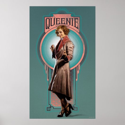 QUEENIE GOLDSTEIN™ Art Deco Panel Poster (Voorkant)