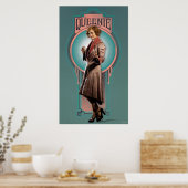 QUEENIE GOLDSTEIN™ Art Deco Panel Poster (Keuken)