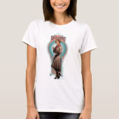QUEENIE GOLDSTEIN™ Art Deco Panel T-shirt (Voorkant)