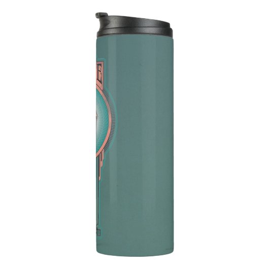 QUEENIE GOLDSTEIN™ Art Deco Panel Thermosbeker (Geroteerd rechts)