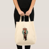 QUEENIE GOLDSTEIN™ Art Deco Panel Tote Bag (Voorkant (product))