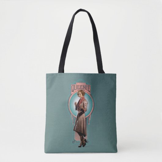 QUEENIE GOLDSTEIN™ Art Deco Panel Tote Bag (Voorkant)