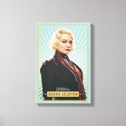 Queenie Goldstein Character Graphic Canvas Afdruk (Voorkant)
