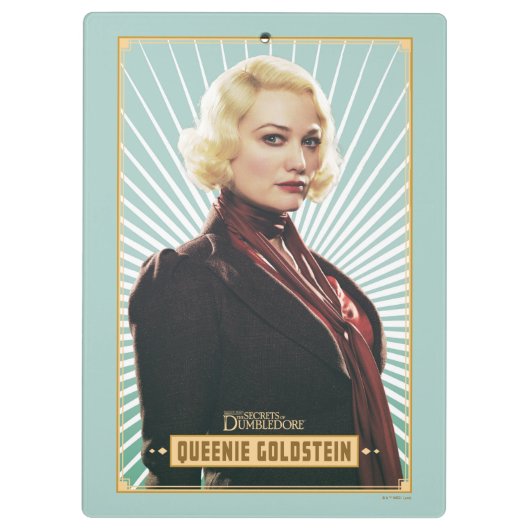 Queenie Goldstein Character Graphic Klembord (Achterkant)