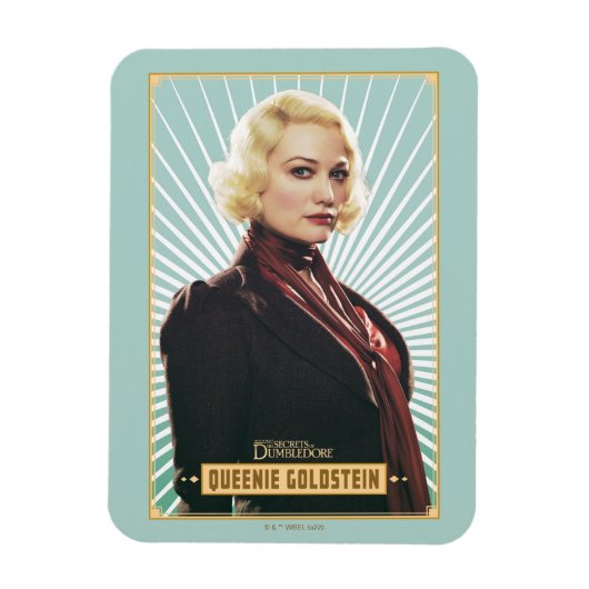 Queenie Goldstein Character Graphic Magneet (Verticaal)