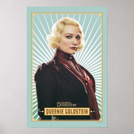 Queenie Goldstein Character Graphic Poster (Voorkant)