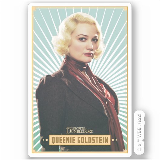 Queenie Goldstein Character Graphic Sticker (Voorkant)