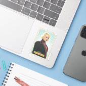 Queenie Goldstein Character Graphic Sticker (Laptop met iPhone)