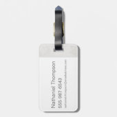 QUEENIE GOLDSTEIN™ Illustratie Bagagelabel (Achterkant verticaal)