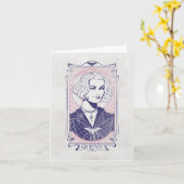 QUEENIE GOLDSTEIN™ Illustratie Kaart (Gele Bloem)