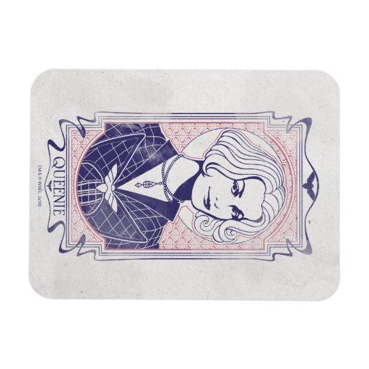 QUEENIE GOLDSTEIN™ Illustratie Magneet (Horizontaal)