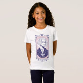QUEENIE GOLDSTEIN™ Illustratie T-shirt (Voorkant volledig)