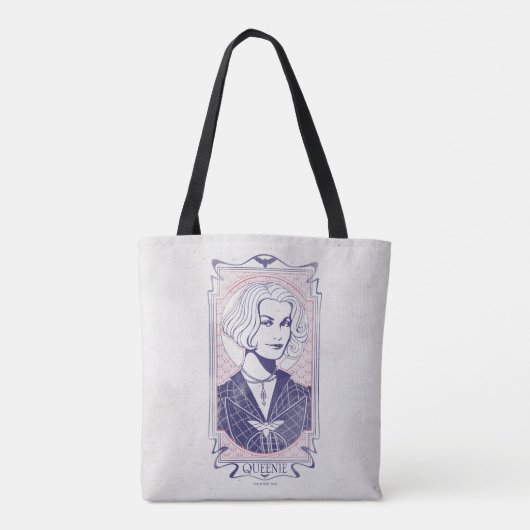 QUEENIE GOLDSTEIN™ Illustratie Tote Bag (Achterkant)