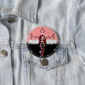 Queenie - Mandem Collectie -SVBK- SILVERBCKK TTV Ronde Button 7,6 Cm (In situ)