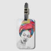 QUEENIFICANT Acrylhoudend Bagagelabel (Voorkant (verticaal))