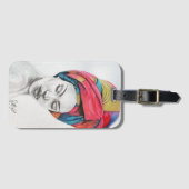 QUEENIFICANT Acrylhoudend Bagagelabel (Voorkant (horizontaal))