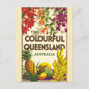  Queenland Australië Kleurrijke Reizen Briefkaart